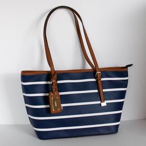 ALDO striped tote bag